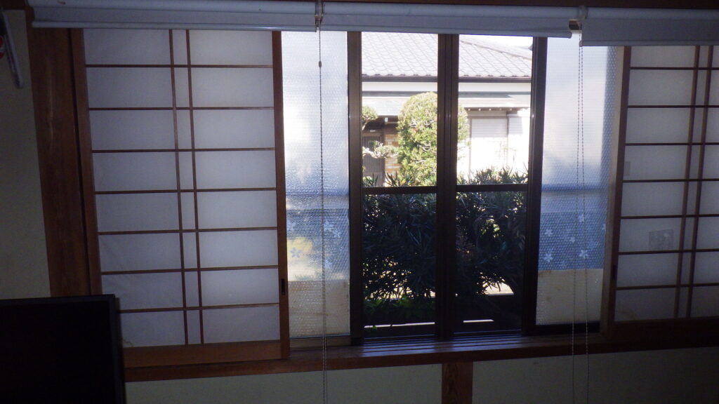 ③和室<br />
<br />
W２６１３×H１２１０<br />
大サイズ　窓面積(2.8㎡以上）<br />
